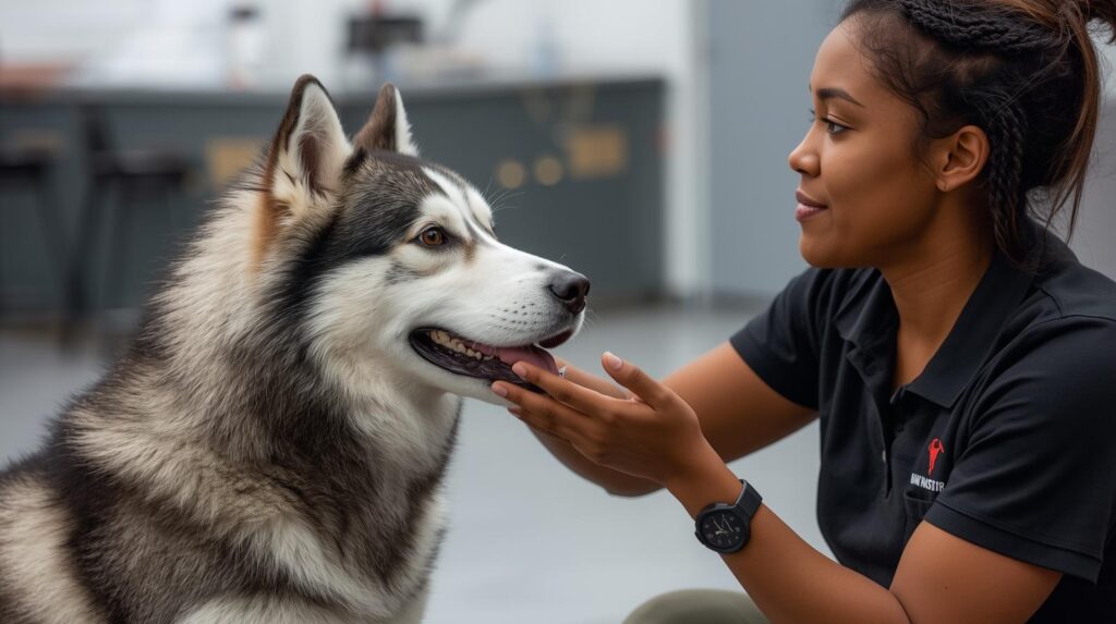 Alaskan Malamute hip dysplasia signs