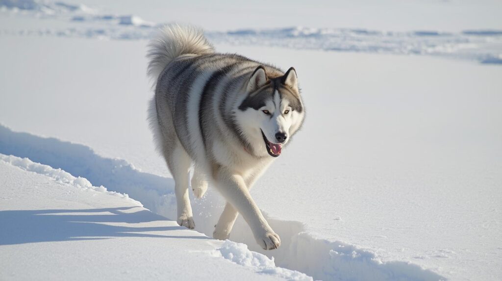 Alaskan Malamute hip dysplasia signs